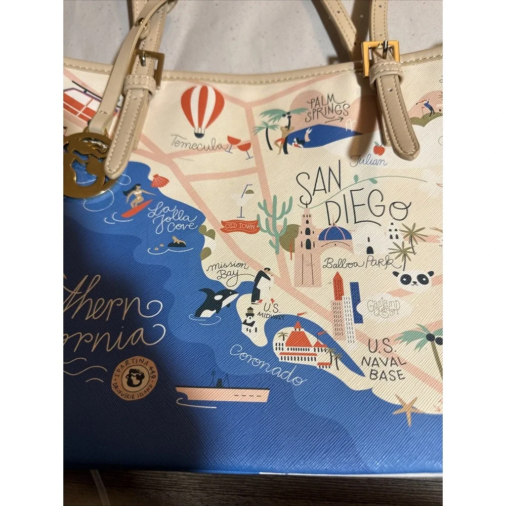 Spartina 449 small tote / Purse /  California Design NWT